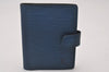 Authentic Louis Vuitton Epi Mini Agenda Notebook Cover Blue R20075 LV 3959I