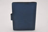 Authentic Louis Vuitton Epi Mini Agenda Notebook Cover Blue R20075 LV 3959I