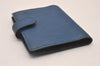 Authentic Louis Vuitton Epi Mini Agenda Notebook Cover Blue R20075 LV 3959I