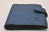 Authentic Louis Vuitton Epi Mini Agenda Notebook Cover Blue R20075 LV 3959I