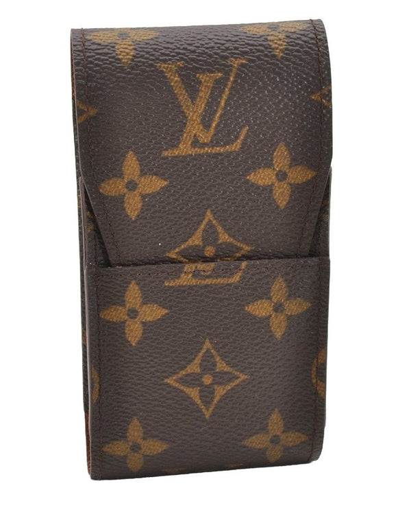 Authentic Louis Vuitton Monogram Etui Cigarette Case M63024 LV 3960I