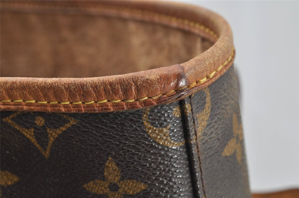 Authentic Louis Vuitton Monogram Bucket GM Shoulder Tote Bag M42236 Junk 3962I