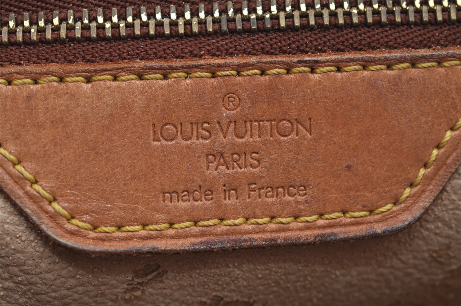 Authentic Louis Vuitton Monogram Bucket GM Shoulder Tote Bag M42236 Junk 3962I