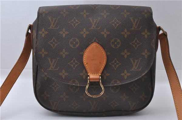 Auth Louis Vuitton Monogram Saint Cloud GM Shoulder Cross Bag M51242 LV 3963D