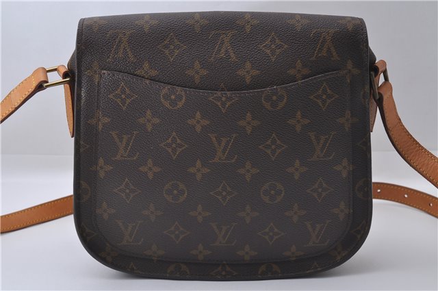 Auth Louis Vuitton Monogram Saint Cloud GM Shoulder Cross Bag M51242 LV 3963D