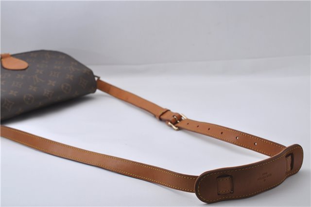 Auth Louis Vuitton Monogram Saint Cloud GM Shoulder Cross Bag M51242 LV 3963D