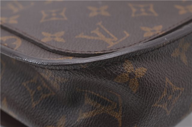 Auth Louis Vuitton Monogram Saint Cloud GM Shoulder Cross Bag M51242 LV 3963D