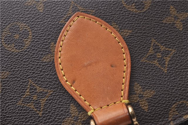 Auth Louis Vuitton Monogram Saint Cloud GM Shoulder Cross Bag M51242 LV 3963D