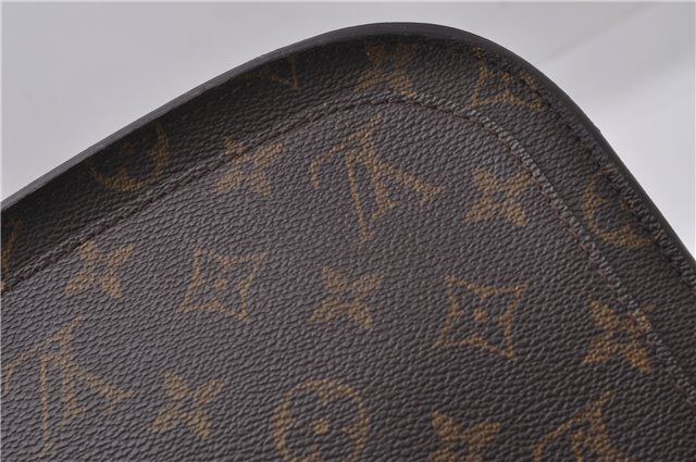 Auth Louis Vuitton Monogram Saint Cloud GM Shoulder Cross Bag M51242 LV 3963D
