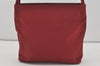 Authentic PRADA TESSUTO CITY Nylon Shoulder Hand Bag B6243 Bordeaux Red 3963I