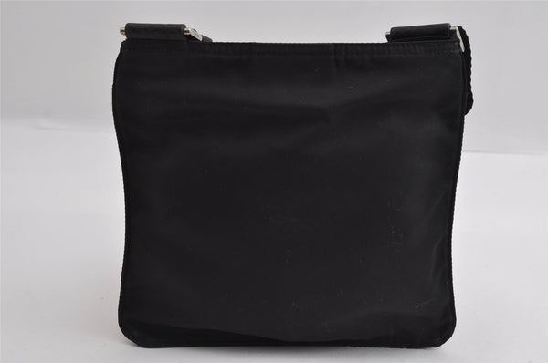 Authentic PRADA Nylon Tessuto Leather Shoulder Cross Body Bag Purse Black 3965I