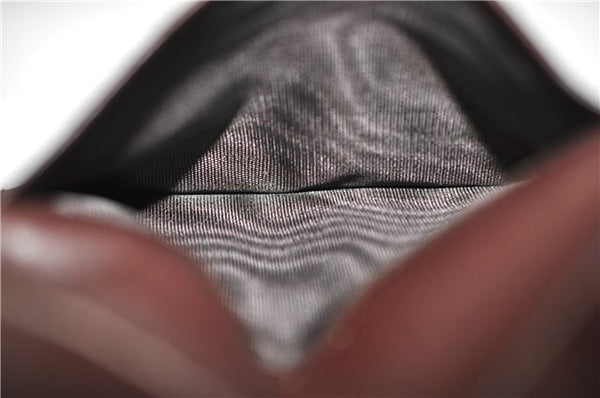 Authentic GUCCI Guccissima Card Case GG Leather 146230 Brown 3966E