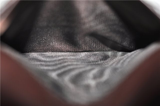 Authentic GUCCI Guccissima Card Case GG Leather 146230 Brown 3966E