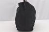 Authentic FENDI Vintage Shoulder Hand Bag Purse Jersey Leather Black 3966I