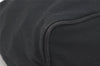 Authentic FENDI Vintage Shoulder Hand Bag Purse Jersey Leather Black 3966I