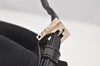 Authentic FENDI Vintage Shoulder Hand Bag Purse Jersey Leather Black 3966I