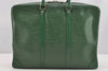 Authentic Louis Vuitton Epi Porte Documents Voyage Briefcase M54474 Green  3968I