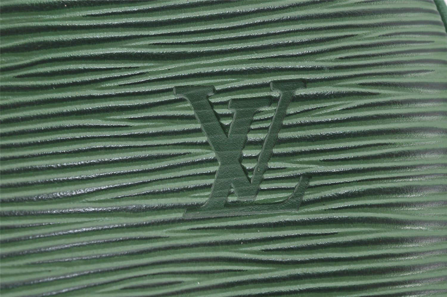 Authentic Louis Vuitton Epi Porte Documents Voyage Briefcase M54474 Green  3968I