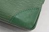 Authentic Louis Vuitton Epi Porte Documents Voyage Briefcase M54474 Green  3968I