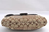 Authentic COACH Signature Shoulder Hand Bag Canvas Leather F12316 Brown 3969I