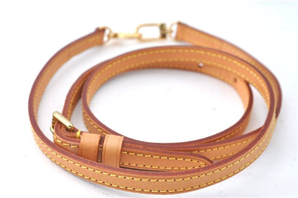 Authentic Louis Vuitton Leather Shoulder Strap Beige 39-46.1" LV 3972C
