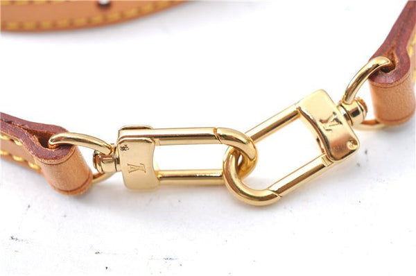 Authentic Louis Vuitton Leather Shoulder Strap Beige 39-46.1" LV 3972C