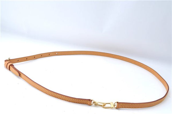 Authentic Louis Vuitton Leather Shoulder Strap Beige 39-46.1" LV 3972C