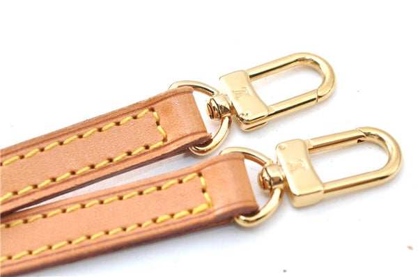 Authentic Louis Vuitton Leather Shoulder Strap Beige 39-46.1" LV 3972C