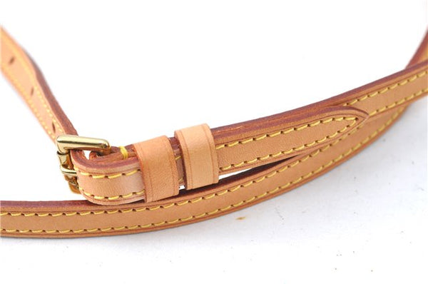 Authentic Louis Vuitton Leather Shoulder Strap Beige 39-46.1" LV 3972C