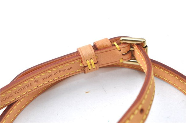 Authentic Louis Vuitton Leather Shoulder Strap Beige 39-46.1" LV 3972C