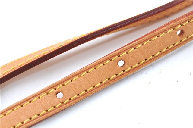 Authentic Louis Vuitton Leather Shoulder Strap Beige 39-46.1