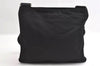 Authentic PRADA Nylon Tessuto Leather Shoulder Cross Body Bag Black 3975I