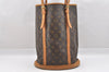 Authentic Louis Vuitton Monogram Bucket GM Shoulder Tote Bag M42236 Junk 3976I