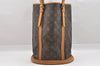 Authentic Louis Vuitton Monogram Bucket GM Shoulder Tote Bag M42236 Junk 3976I