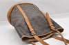Authentic Louis Vuitton Monogram Bucket GM Shoulder Tote Bag M42236 Junk 3976I