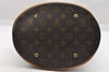 Authentic Louis Vuitton Monogram Bucket GM Shoulder Tote Bag M42236 Junk 3976I