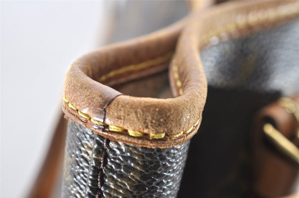 Authentic Louis Vuitton Monogram Bucket GM Shoulder Tote Bag M42236 Junk 3976I