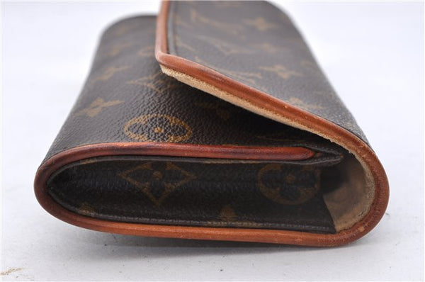 Authentic Louis Vuitton Monogram Pochette Twin PM Shoulder Bag M51854 LV 3977D