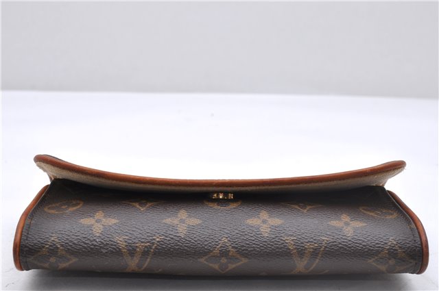 Authentic Louis Vuitton Monogram Pochette Twin PM Shoulder Bag M51854 LV 3977D