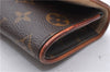 Authentic Louis Vuitton Monogram Pochette Twin PM Shoulder Bag M51854 LV 3977D