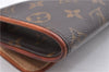Authentic Louis Vuitton Monogram Pochette Twin PM Shoulder Bag M51854 LV 3977D