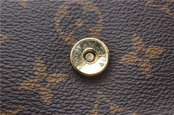 Authentic Louis Vuitton Monogram Pochette Twin PM Shoulder Bag M51854 LV 3977D