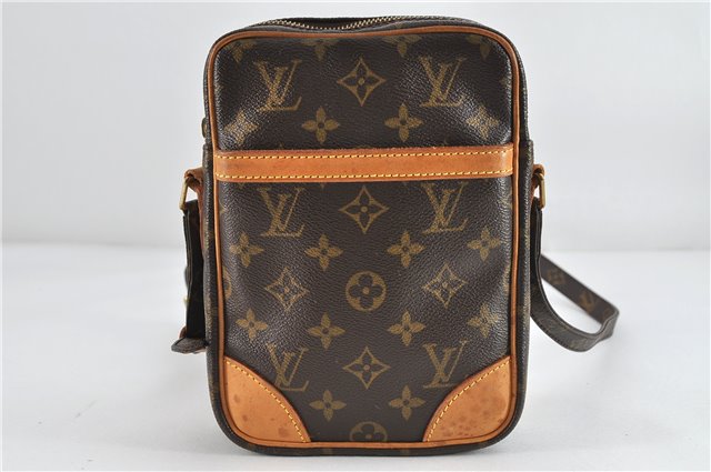 Authentic Louis Vuitton Monogram Danube Shoulder Cross Body Bag M45266 LV 3980D