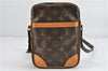 Authentic Louis Vuitton Monogram Danube Shoulder Cross Body Bag M45266 LV 3980D