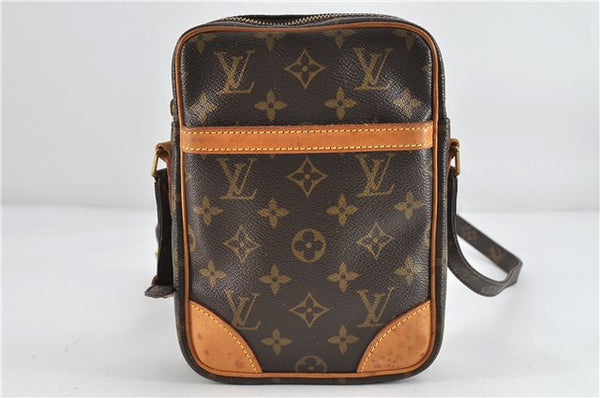 Authentic Louis Vuitton Monogram Danube Shoulder Cross Body Bag M45266 LV 3980D