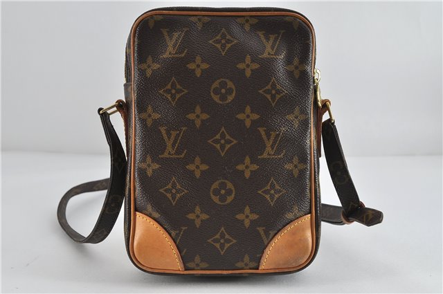 Authentic Louis Vuitton Monogram Danube Shoulder Cross Body Bag M45266 LV 3980D