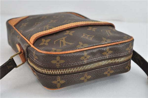 Authentic Louis Vuitton Monogram Danube Shoulder Cross Body Bag M45266 LV 3980D