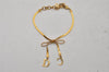 Authentic Christian Dior Vintage Chain Bracelet Gold Tone CD 3980I