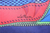Authentic HERMES Carre 90 Scarf "L E legance er le Confort " Silk Blue 3984D