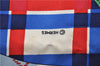 Authentic HERMES Carre 90 Scarf "L E legance er le Confort " Silk Blue 3984D